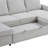 Patrick 109.5" Convertible Corduroy Sectional Sofa with Cup Holders & Storage-120170951