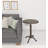 Elegant Brown 18" Adjustable Height Round Side Table with Mango Wood Top-1916732707