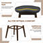 Ensemble de 2 tabourets de bar pivotants de 31 po avec siège et repose-pieds rembourrés-728191780