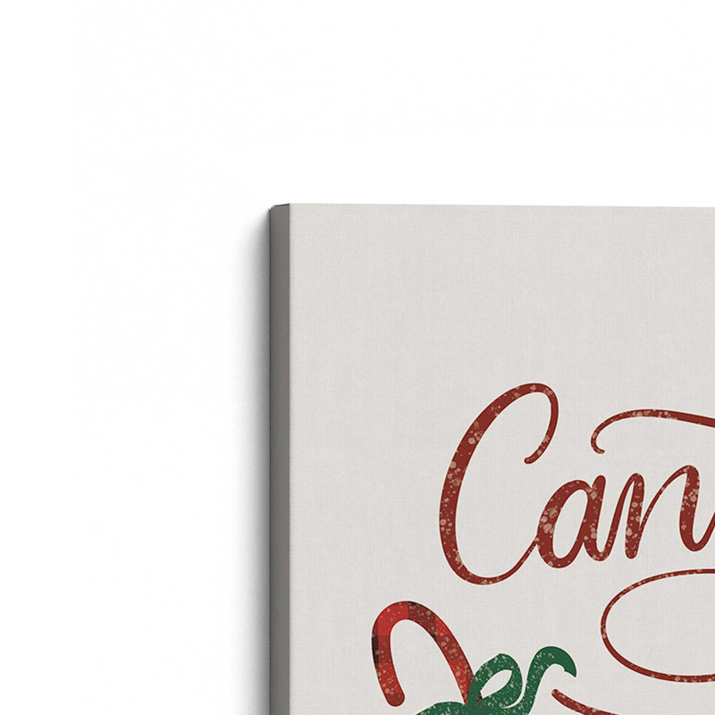 Candy Cane Lane, ensemble de 2 impressions sur toile, H 20 po x l 60 po, Toile tendue, Toile tendue