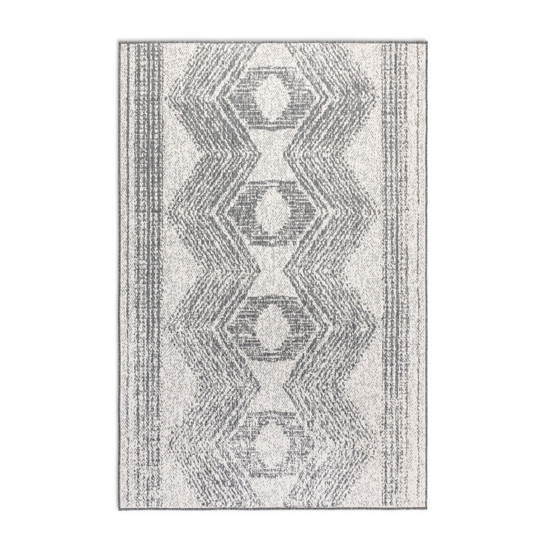 Dynamic Geometric Indoor / Outdoor Area Rug, Rectangular 200 x 290cm