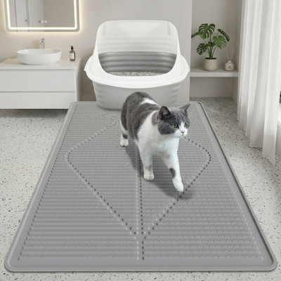 Tapis de litière XXL imperméable pour chat