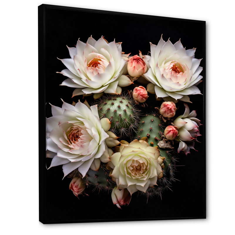 «Torvi», corail blanc, cactus du désert, gymnases de gymnastique I - reproduction sur toile, H 20 po x l 12 po x P 1 po