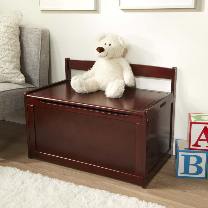 Melissa & Doug Wood Kids Toy Chest, Brown, 24"H x 19"W x 33"D