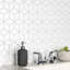 Carreau de mosaïque pour mur et plancher en porcelaine 1,75 po x 3 po Metro Rhombus-35928135