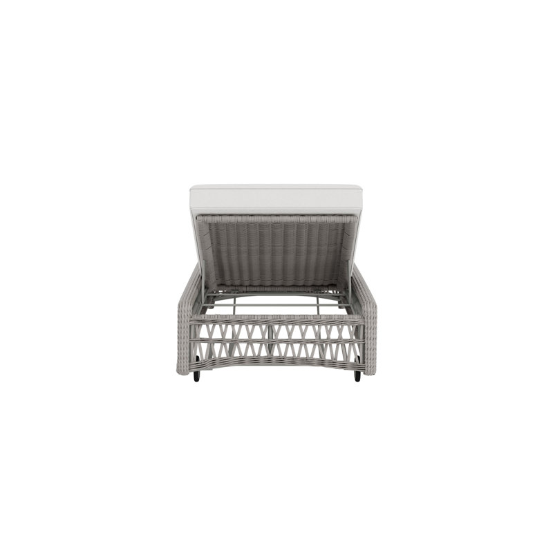 Mackinac Outdoor Chaise Lounge, Canvas Natural Sunbrella® Canvas