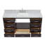 Meuble-lavabo sur pied simple 67 po avec plateau en marbre Cambridge-90865209-132365652