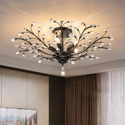 Plafonnier semi-encastré 5 lumières Jamei