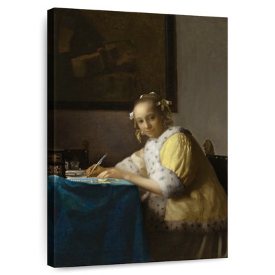 Une dame écrivant une lettre - 1665