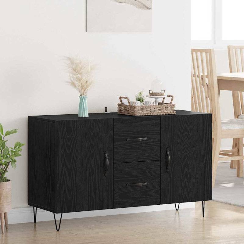 Sideboard Accent Chest, Black Oak