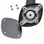 Miroirs de hotte chromés compatibles avec Freightliner Cascadia 2008-2016 côté Passager
