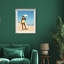 Cabana Muse III Shadowbox Fashion Print by Oliver Gal, Black Frame, 16 x 20-1791105513-1791105518