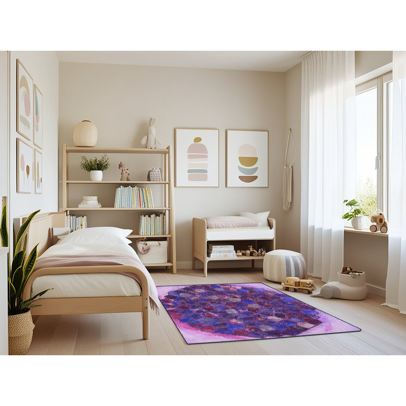 Abstract Indoor Rug, Rectangle 3' x 5'
