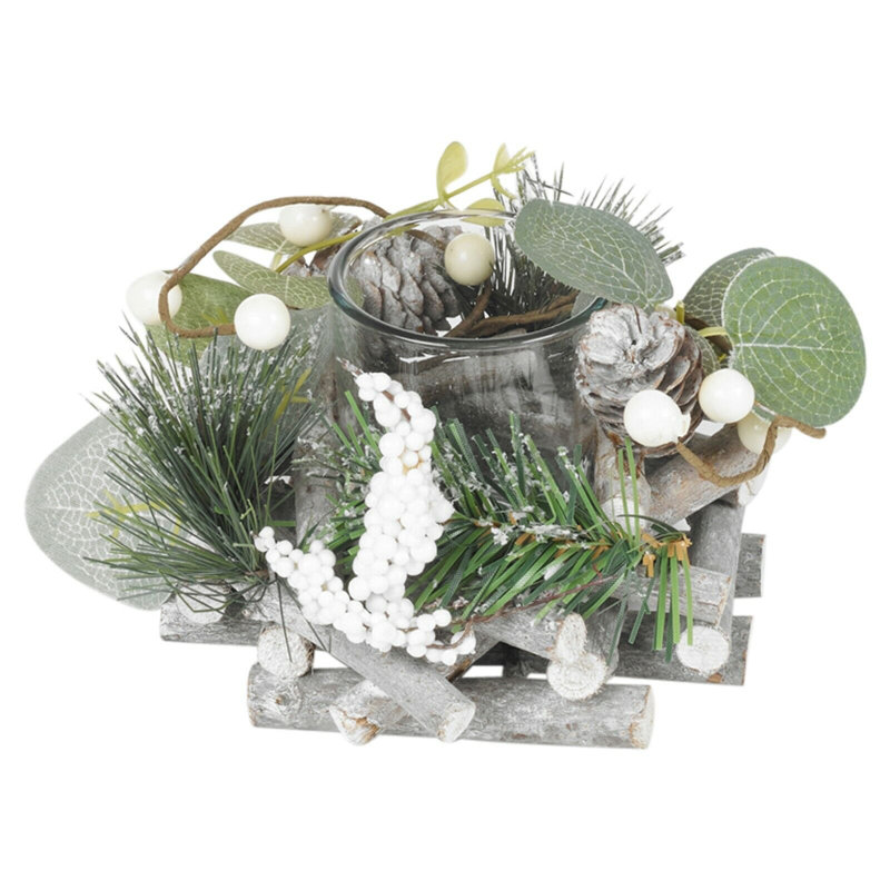 Wood Tabletop / Centrepiece Tealight Holder