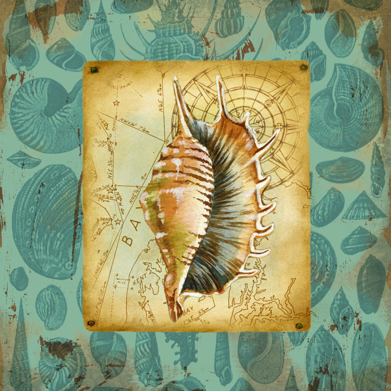 Seaside Gifts IV - Wrapped Canvas Art Print, 122cm H x 122cm W x 3.8cm D