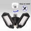 Luminaire de garage 60W 6000 lumières blanches fraîches 6500K