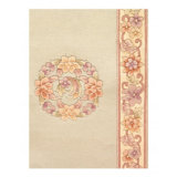 Floral Area Rug in Blue