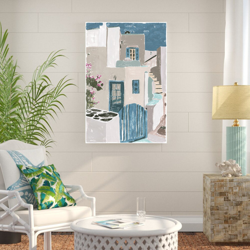 «La Isla II» par Melissa Wang, reproduction d'art sur toile tendue, H 48 po x l 32 po
