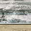 Tapis gris / bleu sarcelle antidérapant Matney-675133041