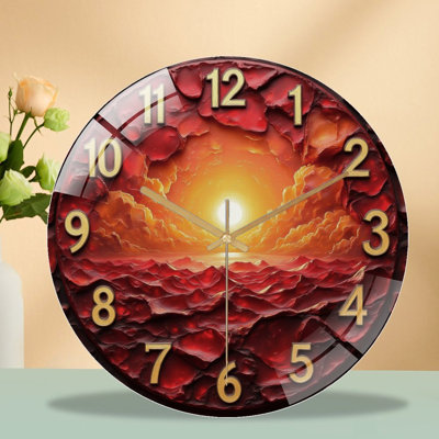 Horloge murale avec horloge murale 12 po
