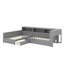 Lit plateforme simple en L avec lit gigogne et tiroir-1857624194