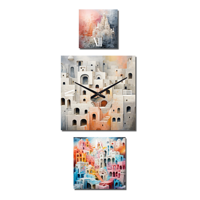 Horloge industrielle surdimensionnée Mahau - Bâtiments et paysages urbains