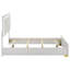Marceline Wood Queen LED Panel Bed Black-984136675-984136674