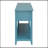 Teal Console Table With Bottom Shelf-1090370779