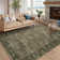 Machine Washable Area Rugs for Living Room, Floral Rugs Oriental Vintage Rugs Distressed Non Slip Stain Resistant Soft Low Pile Carpet for Bedroom Dining Room Nursery Kids Room