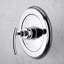 Système de garniture de douche Kree Sweep: pomme de douche ronde de 3,25 po, ensemble de poignées simples, bec de baignoire et soupape brute inclus - chrome poli-36865921