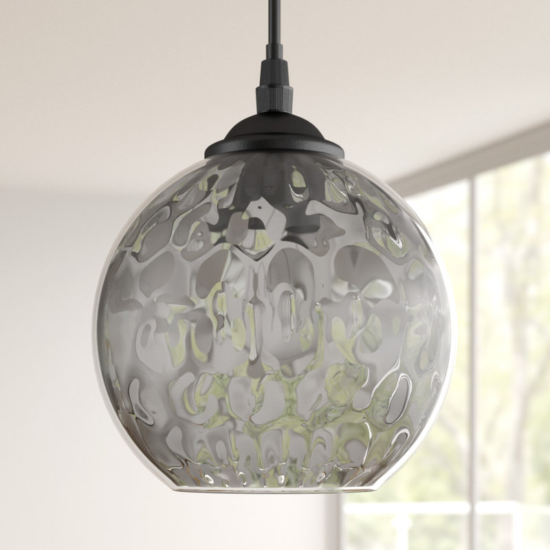Adelina 1 - Light Black Sphere Pendant