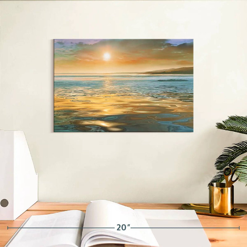 Gillard Ocean Evening Calm, 8" H x 12" W