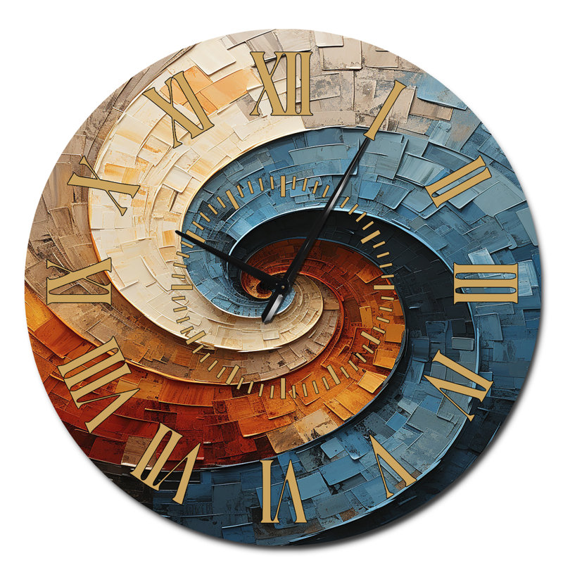 Horloge murale Collage, Surdimensionné