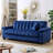 Full 82.7'' Wide Velvet Biscuit Back Convertible Sofa with Storage-1387275200-1387275211