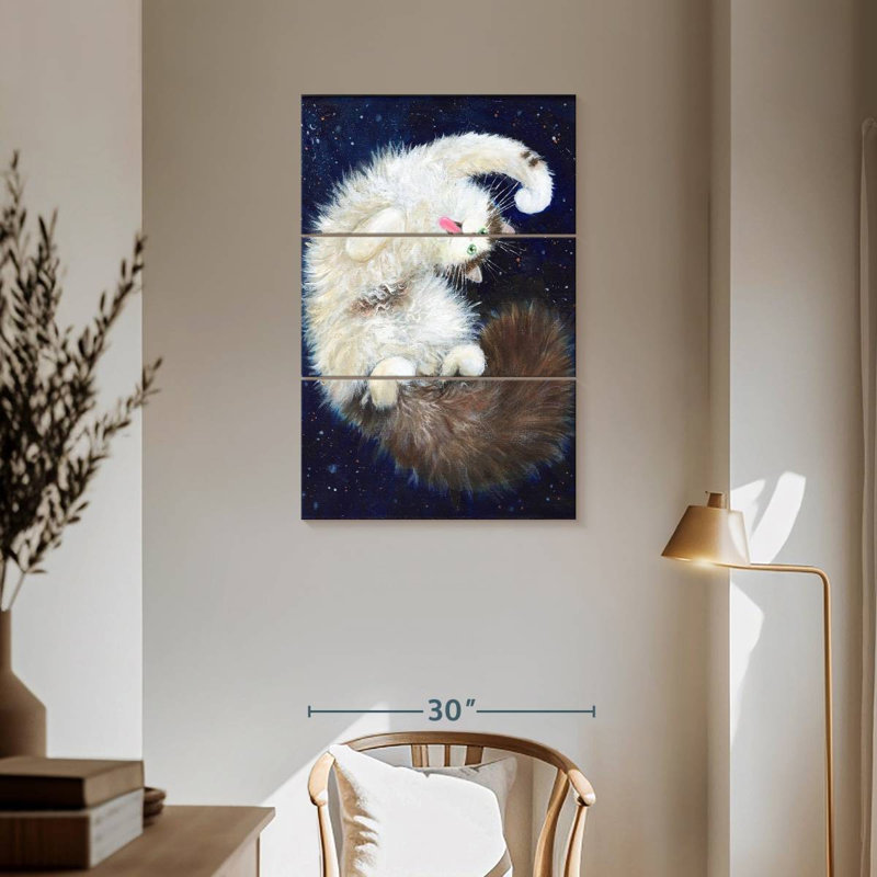 Brampt Kitty Monty, 57" H x 36" W