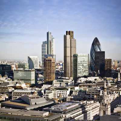 City Of London - Wrapped Canvas Print