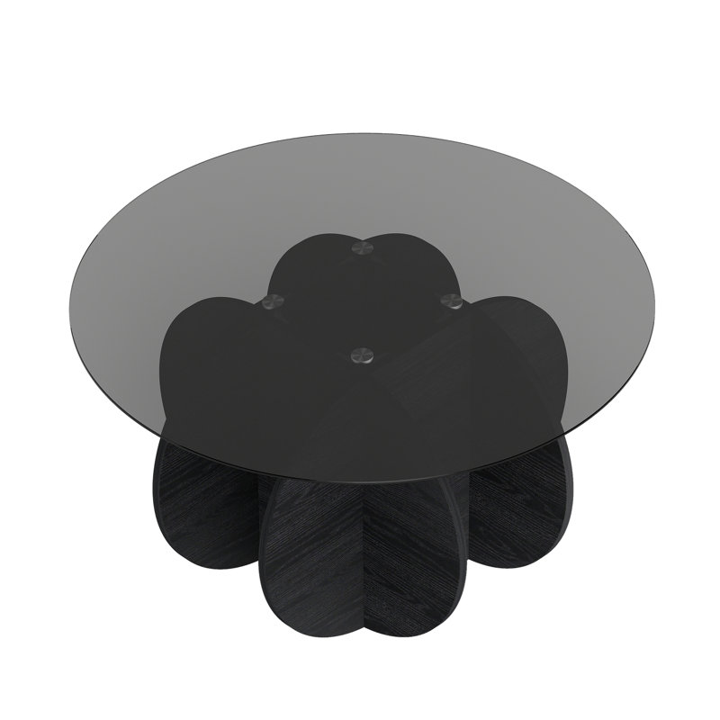 Table basse 31,5 ", Noir, noir, noir, noir