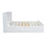 Lit plateforme très grand multi-rangement en bois-2055079327