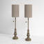 Lampe de commode brun clair / brun vieilli 29 po Joanna