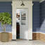 Porte extérieure - Porte d'entrée extérieure moderne à 9 panneaux surélevés sans quincaillerie-111566778