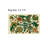 Green Folk Art Floral Area Rug, 5 x 7 Ft for Living Room & Entryway