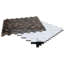 Carrelage mosaïque auto-adhésif en pierre naturelle 12 po x 12 po Herringbones-44691812