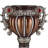 Urn-Shaped Decorative Vase
