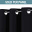 Ensemble de 2 panneaux de rideaux pour chambre / salon - Rideaux obscurcissants et isolants avec œillets-1086553352-1086553376