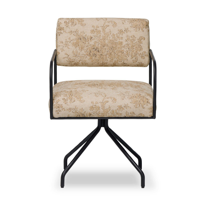Fenn Desk Chair-Crypton Nomad Mushroom, Fallingbrook Natural Polyester Blend