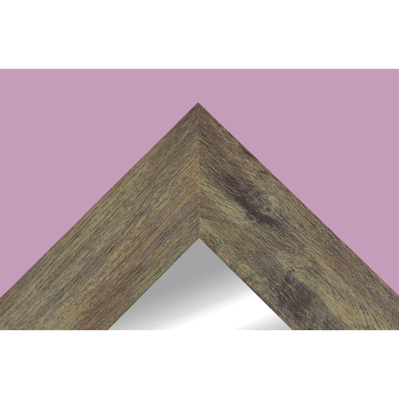 Jaylen Engineered Wood Flat Wall Mirror, 36" H x 24" W, Brown