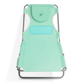 Outdoor Rust-Resistant Metal Chaise Lounge