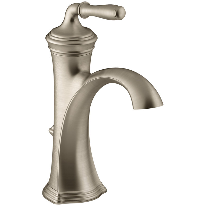 Devonshire Single-Handle Bathroom Sink Faucet with Drain Assembly, 1.2 GPM, Vibrant Brushed Bronze
