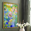 Série FLORAL DCXIV - reproduction encadrée de qualité supérieure - prête à être accrochée - aucun clou requis-33328178-33328180
