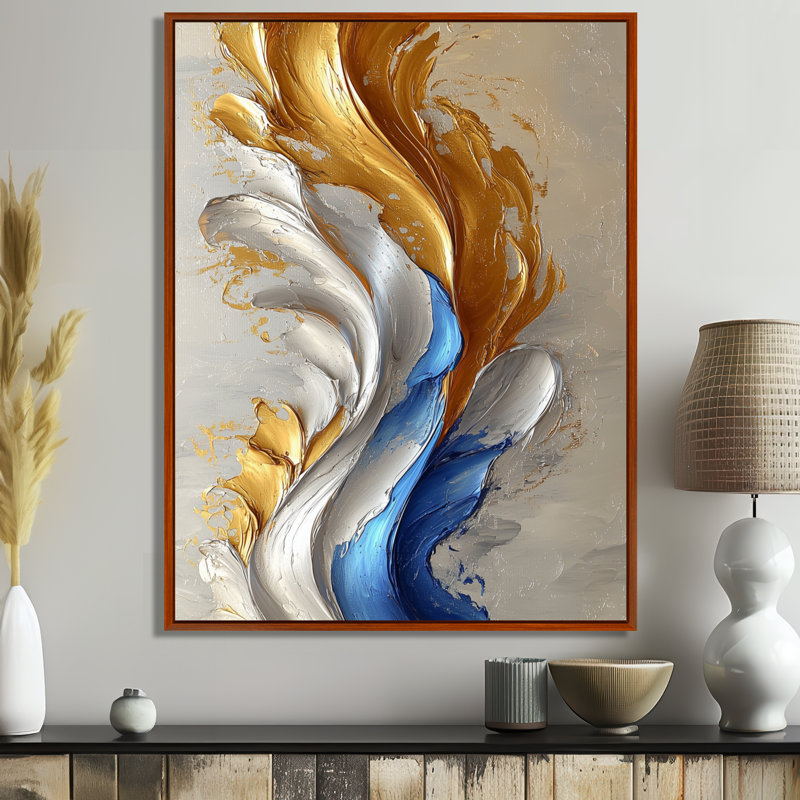 Art mural Radelange, Brun, Impression encadrée flottante, H 44 po x l 34 po